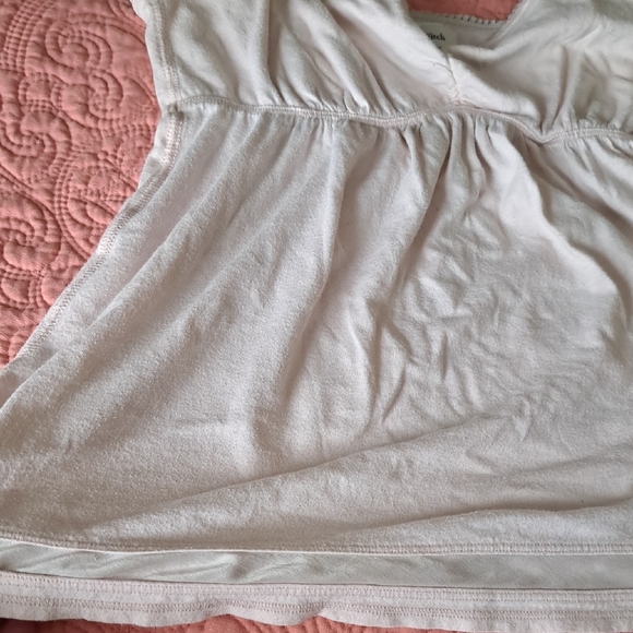 Abercrombie & Fitch Light Pink Babydoll Tank Top - Picture 4 of 6